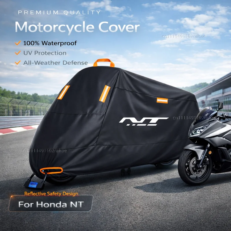

For Honda NT1100 NT Motorcycle Cover Waterproof Thickened Polyester Tarpaulin UV Protective Outdoor Rain Dust Sun Scooter Cover