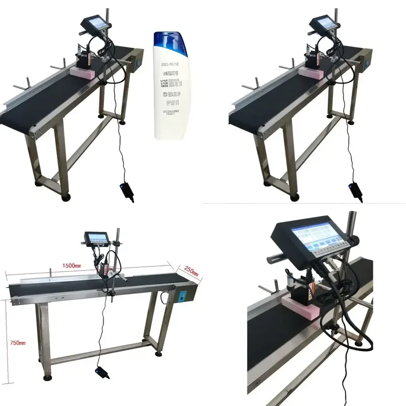 for High Resolution Ink Jet Printer Automatic Date Code Printing Machine for Code Marking on Wood Metal Plastic Carton