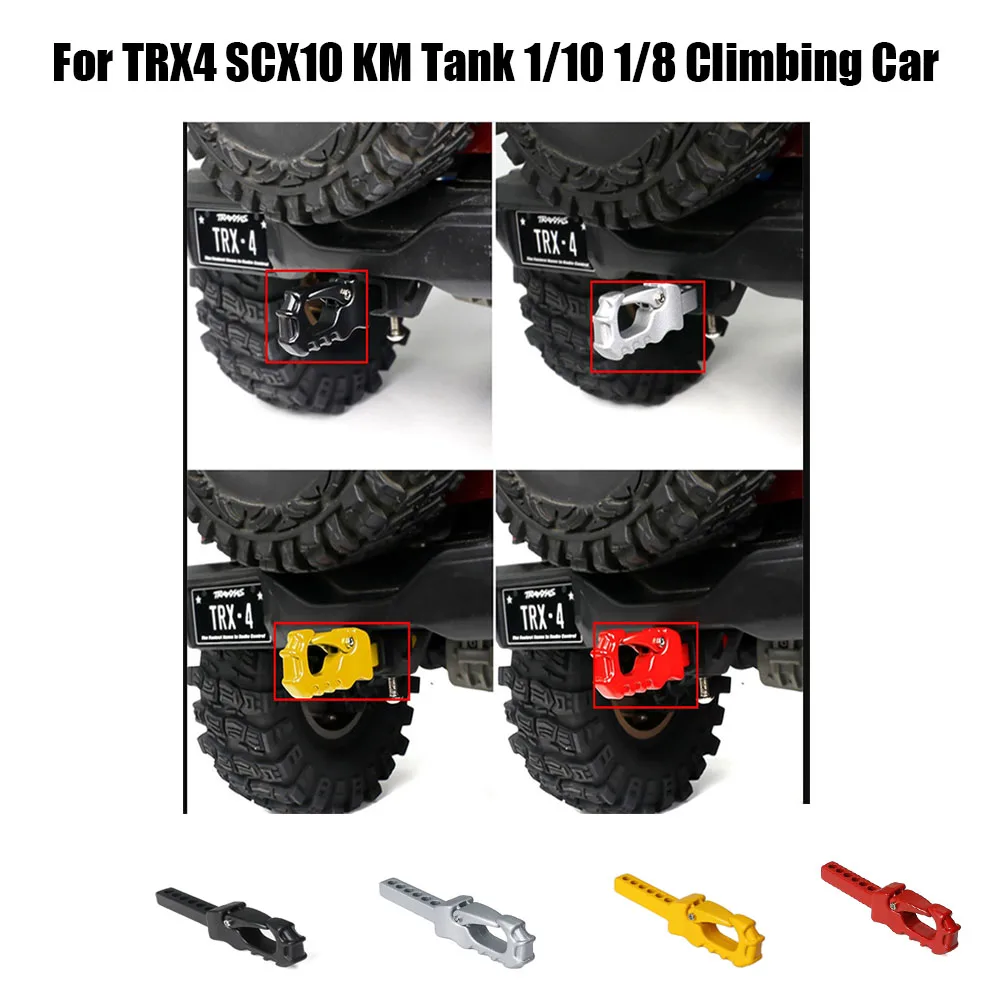 Trailer Towing Rescue Hook For Trx4 Scx10 Km Tank 1/10 1/8 Climbing Car Rc Car Upgrade Accessories