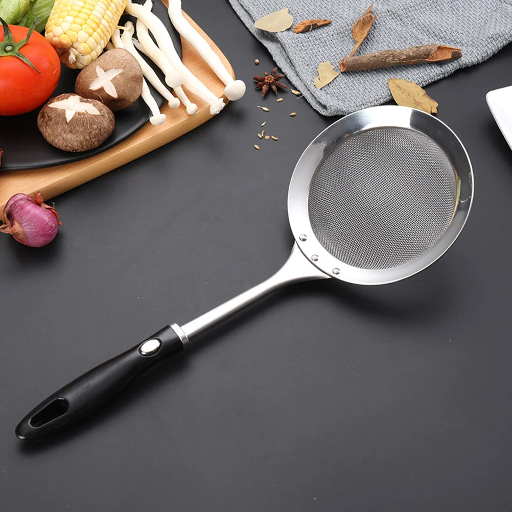 

Stainless Steel Mesh Strainer 14Cm Fine Filter For Flour Powder Baking Kitchen Colander Rust Resistant Lightweight Cooking