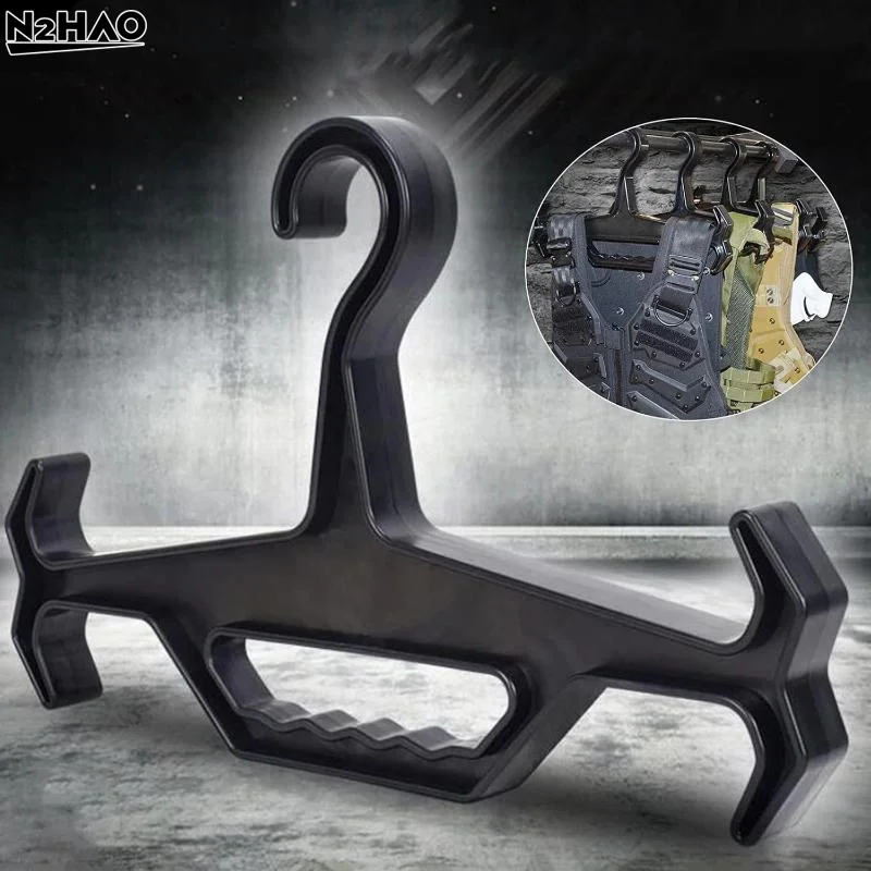 1PCS clothes hanger Heavy Duty Hanger Hunting Tactical Vest Hanger Diving Suits Paintball Airsoft Equipment Display Rack