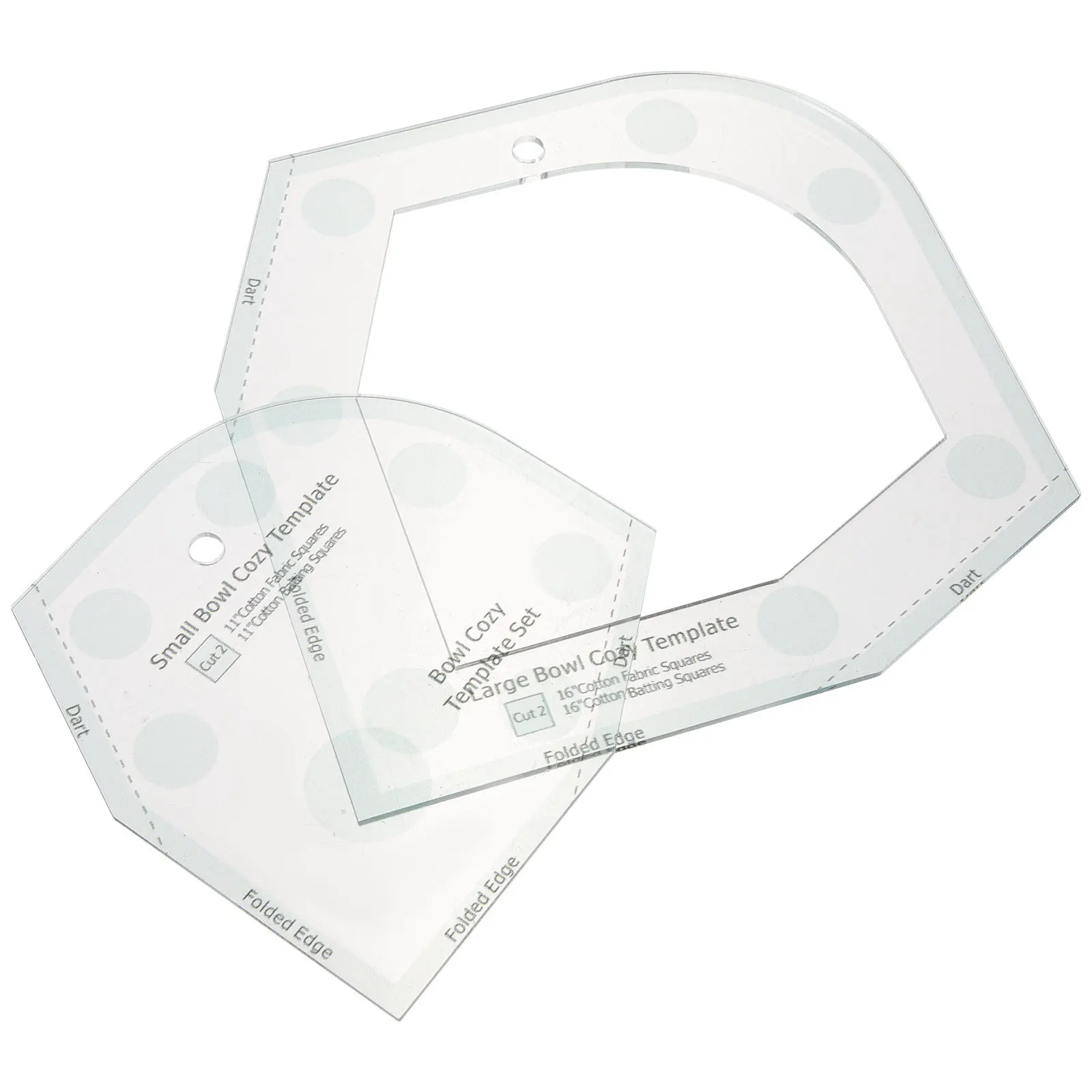 1 stücke Nähen Lineal Acryl Schüssel Wrap Schablone Für Quilten Patchwork Diy Handwerk Werkzeug Leichte, Tragbare Schüssel Wrap Nähen