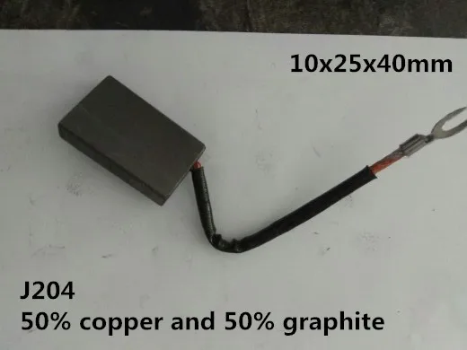 1Pc J204 10x25x40mm U Type Motor Carbon Brush Power Tool Parts