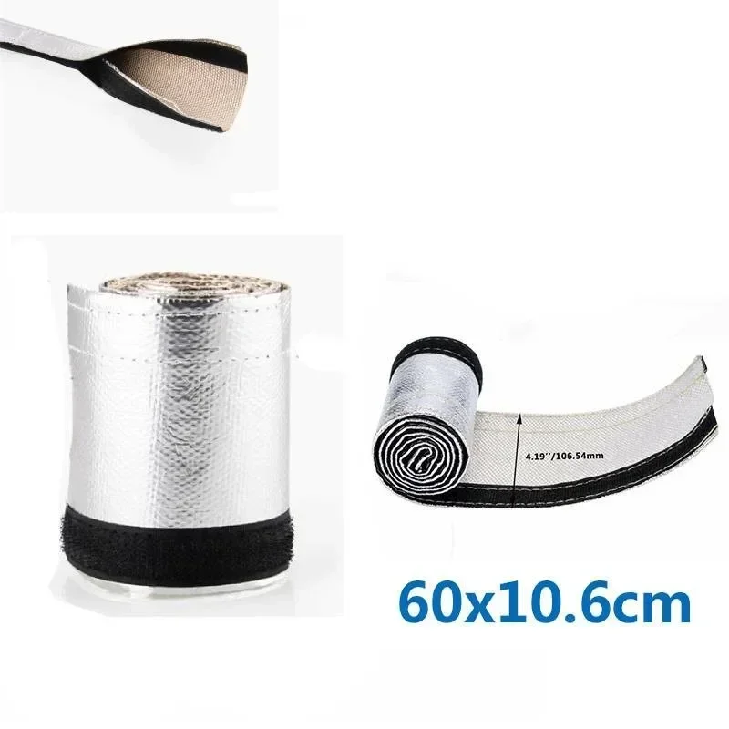 Heat Shield Sleeve Insulated Wire Hose Cover Wrap Loom Tube 2Ft X 4.2