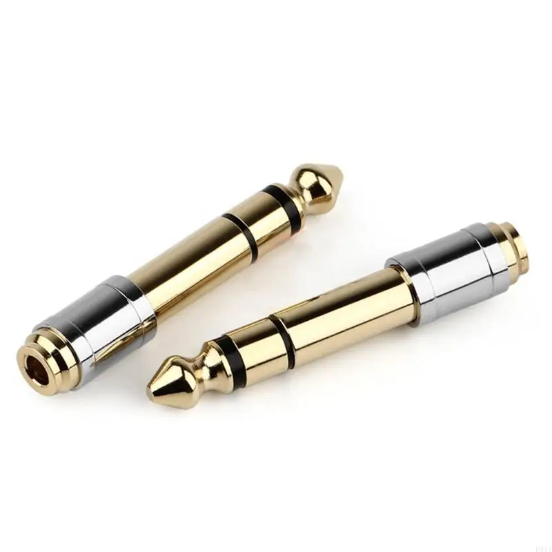 R91Aプロフェッショナル6.35mm 1/4インチから3.5mm 1/8インチヘッドフォンアダプターサウンドアクセサリー
