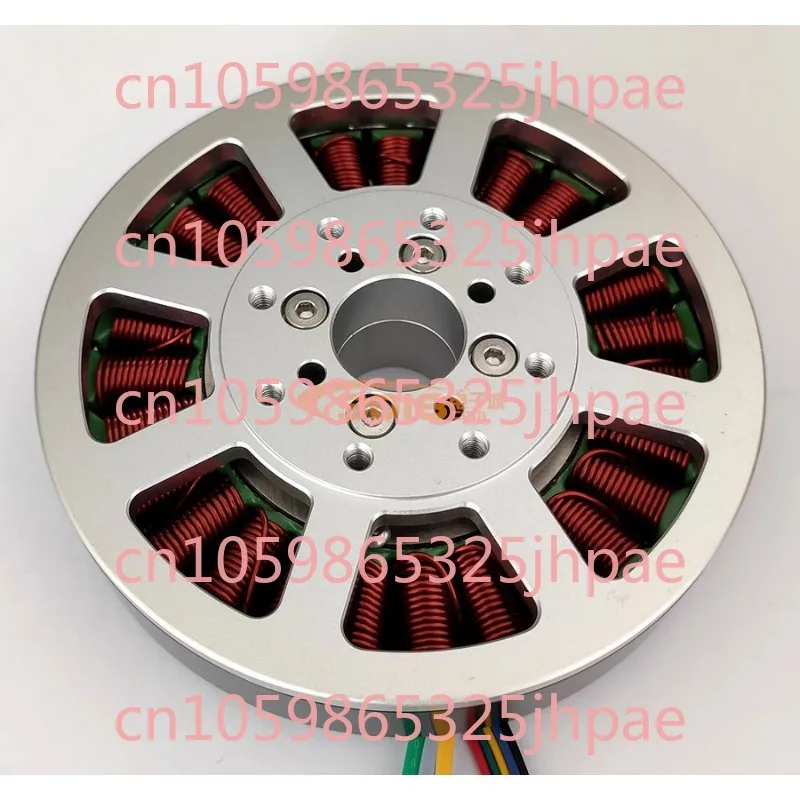 Torque 2.0Nm Hollow Shaft Three-Phase DC Brushless Motor Large Torque Disc Flat