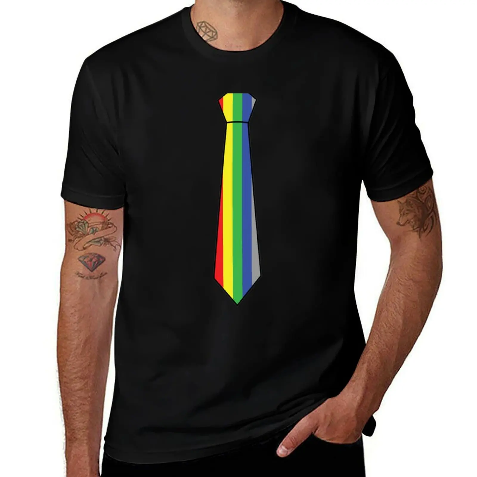 Tally Hall tie T-Shirt No Iron Casual Short Sleeve Top T-Shirt