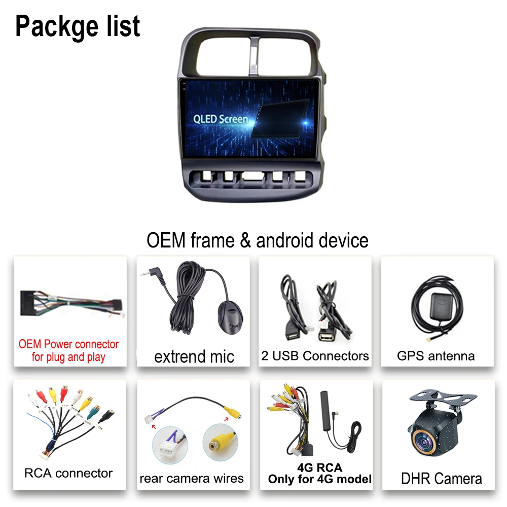 Android 14 Multimediale Per Kia Bongo 2004 - 2012 Lettore di Auto GPS Stereo di Navigazione Auto Radio Schermo No 2Din DVD Unità Principale WIFI 5G