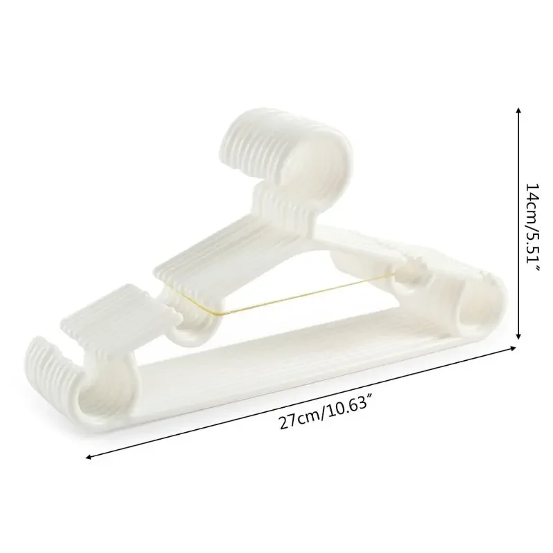 5–20 Stück Baby-Kleiderbügel für bonbonfarbene Kinder-Kleiderbügel aus Kunststoff – sicher und langlebig, kann als Kleiderbügel für Kleinkinder oder Babys verwendet werden – Detail 9