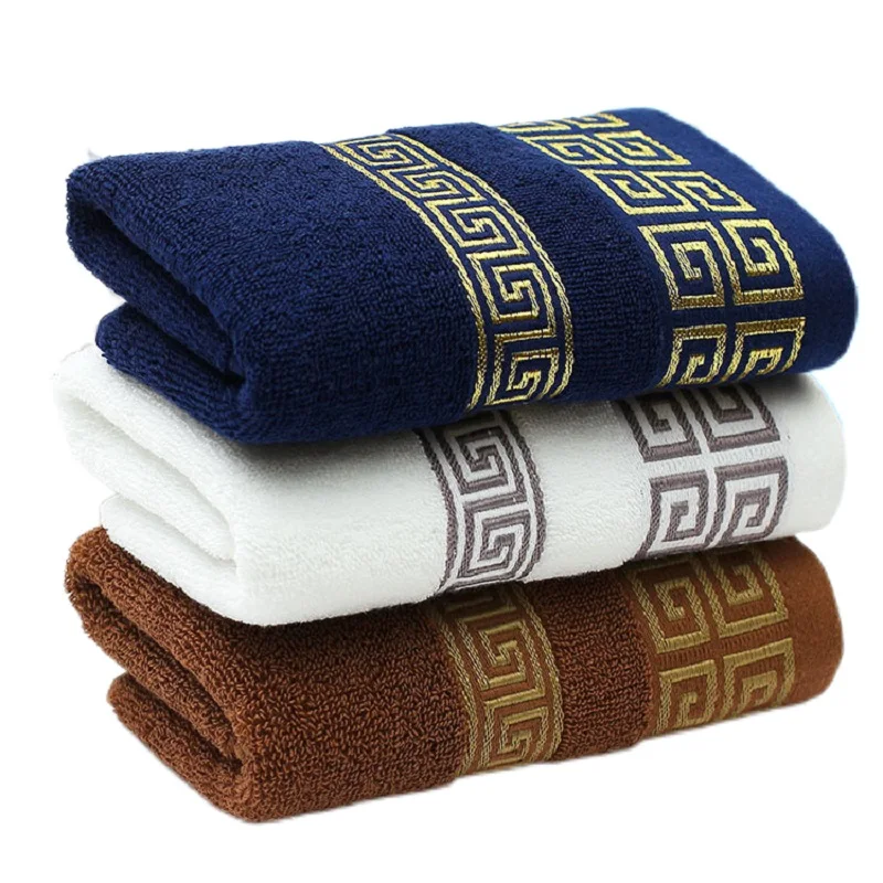 1PCS Cheaper Cotton Towel 33x74cm 70x140cm Bathroom Jacquard Hand Face Bath Towels Sets Skin-friendly Personalized Gift Towels