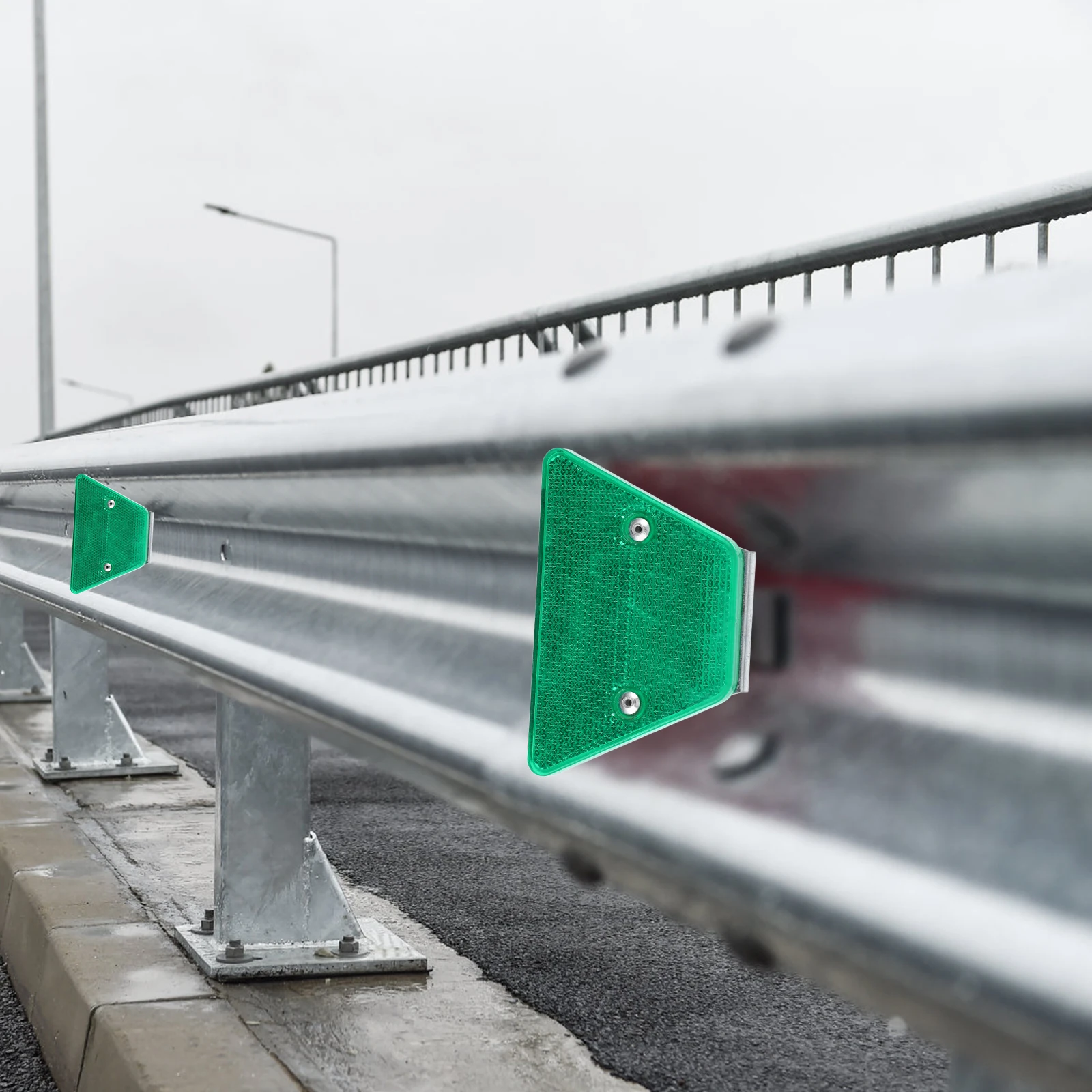 

Trapezoidal Outline Reflective Marker Driveway Reflectors Signs Pavement Markers Reflective Delineators Driveway