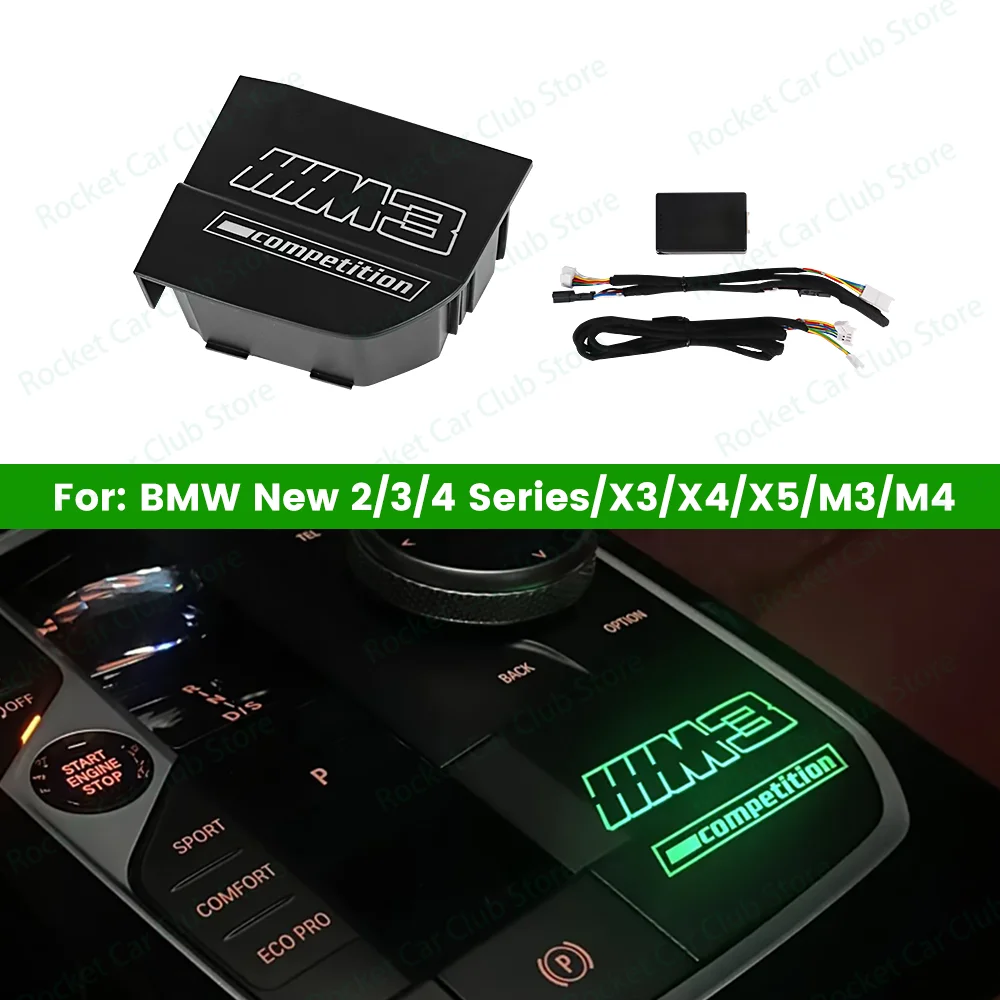 

New 3 series Central Control M Cursor Ambient Lighting For Bmw X3 X4 X5 M3 G20 Gear Light M340I Interior Protective Atmosphere