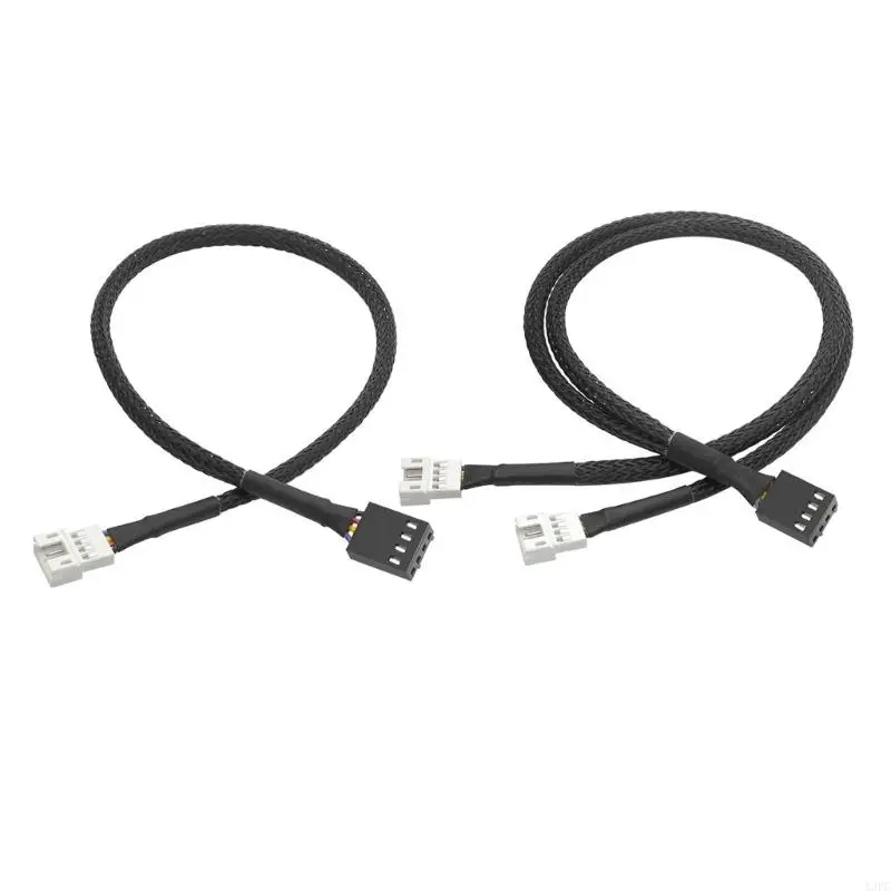 A3PC 4PIN Black Black Want Fan Cable y Splitter Pwm Fan Cable Line Computer PC Вентилятор удлинителя кабеля адаптера адаптер