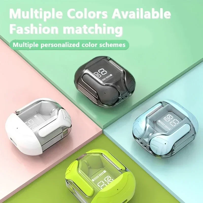 T2 Wireless Mini Earbuds LED Power Digital Display TWS Headset Stereo Sound Bluetooth-compatible 5.3 for Xiaomi Huawei Lenovo