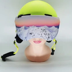 Cubierta de visera de casco de nieve de microfibra con patrón del cliente, bolsa suave, Protector de visera de esquí, gran oferta