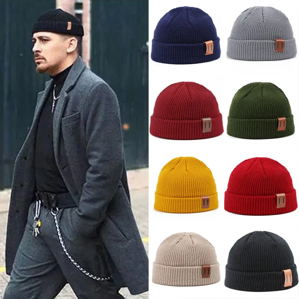 

Winter Warm Beanies Knitted Hat for Men Women Caps Thicken Woolen Warm Skullies Beanies Skull Cap Trendy Unisex Hip hop Hat