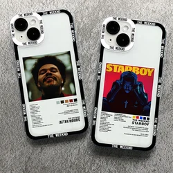 The Weeknd Minimalist Poster Phone Case for iPhone 11 12 13 14 15 Pro Max Mini Fundas For Apple Phone XR X Xs Max 7 8 Plus Cover