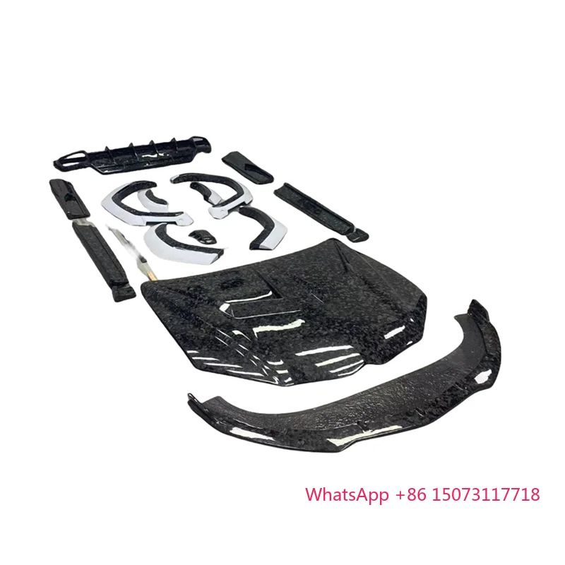 1016 Style Body Kit for  Urus for Carbon Fiber Body Kit Urus Carbon Fiber Front Lip Diffuser Spoiler Hood Wide-body