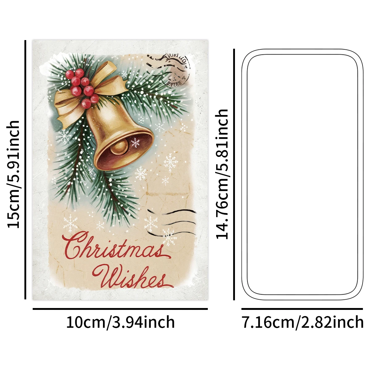 12pçs selo de natal vintage co - Vintage Collectible Stamps avaliação e preço