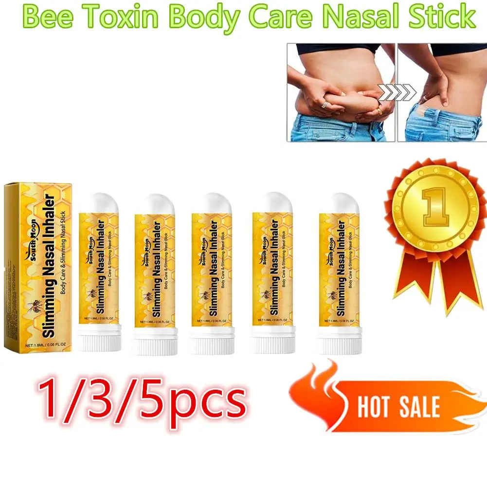 

1/3/5pcs Body Slimming Nasal Stick Detox Body Health Control Waist Shaping Firm Weight Loss Refreshing Breathe Nasal Inhaler