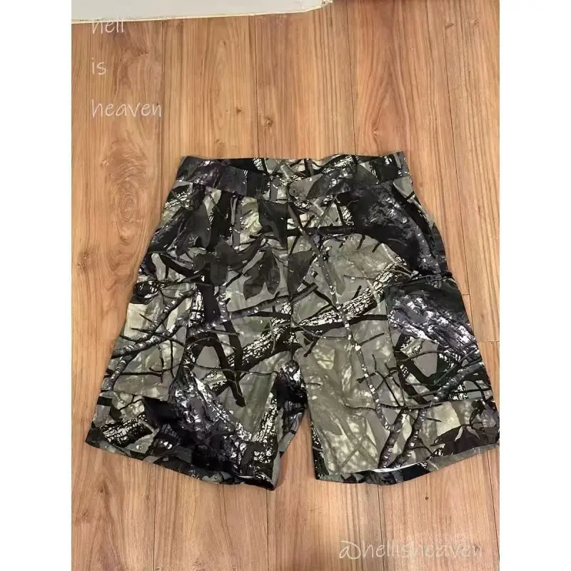 2000s Clothes Y2k Casual Pants Women Camouflage Workwear Shorts Men's Trendy Aesthetic Vintage Goth Trousers Female Booty Shorts