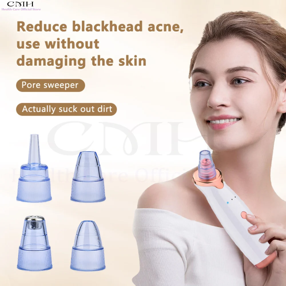 CMH-aspiradora eléctrica efectiva para eliminar espinillas, limpiador de poros de nariz y cara, herramienta de limpieza profunda para la piel, eliminación de acné y manchas negras