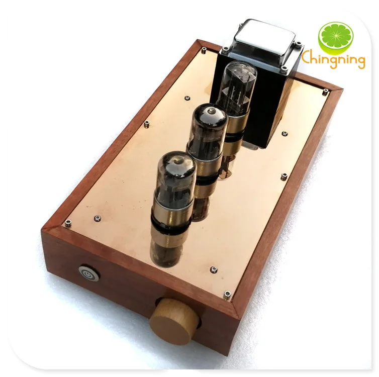 

6N8P 6SN7 CV181 electronic tube front stage 6Z5P bile rectifier HIFI front solid wood log box,Frequency response: 10HZ-100KHZ