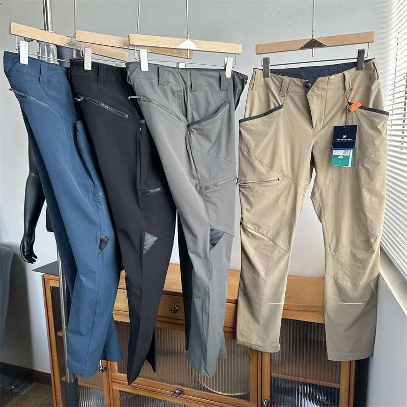 

Men's Outdoor Casual Pants Qui Dry Soft ell 3D Tailoring Breathable Single Direction Moisture ng Long Trousers