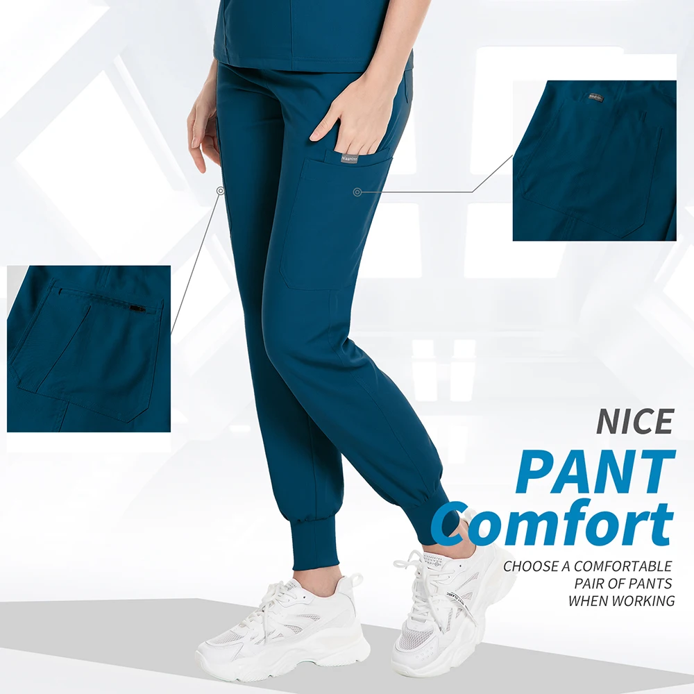 Uniforme para enfermería de Hospital, bata para cirugía, pantalón superior, ropa de trabajo clínica para hombres y mujeres, ropa de trabajo para médico y enfermera Dental, uniforme policromado