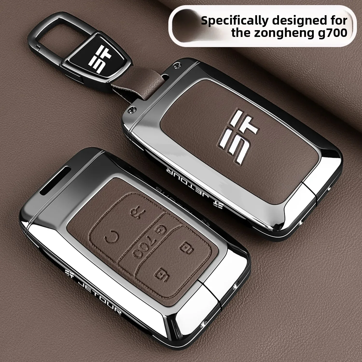 For JieTu ZongHeng G700 Key Protective Cover, Exploring and Enjoying the Wilderness, Remote Control Shell, Metal Buckle