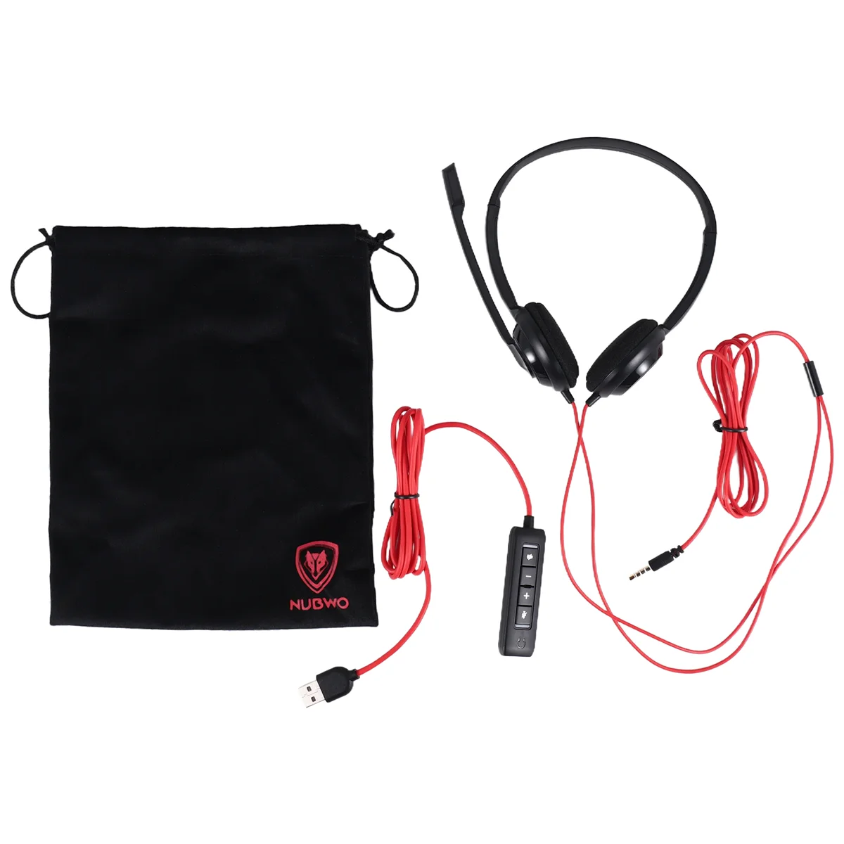 USB-гарнитура с микрофоном с шумоподавлением для портативного компьютера, проводная накладная гарнитура для офисного колл-центра для штанги