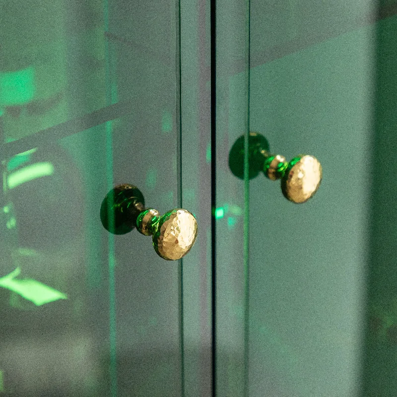 Grey square light luxury dining side cabinet, living room small apartment, modern simple entrance integrated storage against the