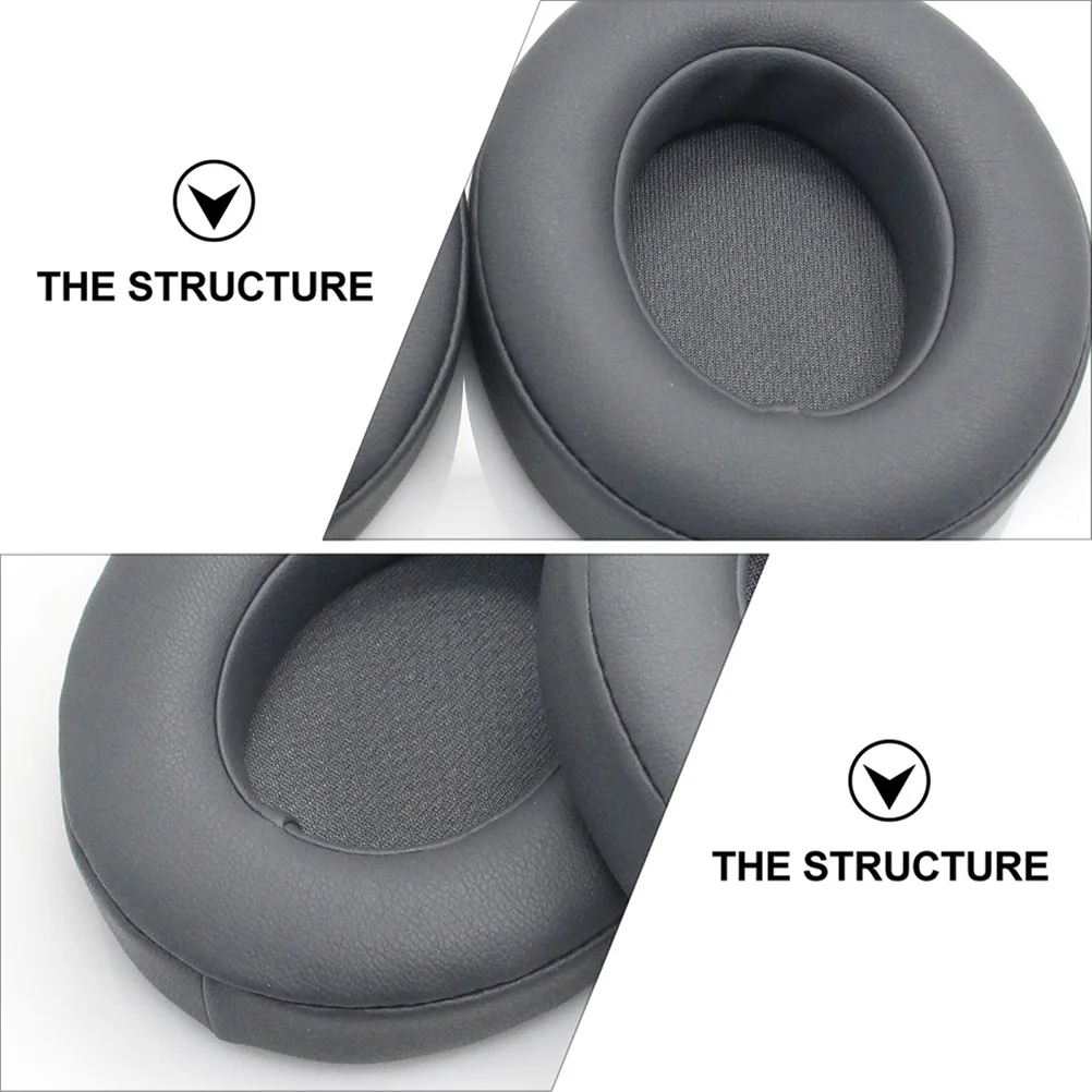 

1Pair Headphone Ear Pads Replacement Noise Blocking Comfortable Wearing High Fidelity Audio Vibrant Sounds Easy