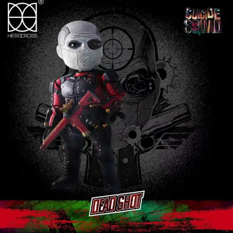 Herocross Official X Special Task Force DC Suicide Squad Death Shooter Joint Mobile Model Action Figure Birthday Gift