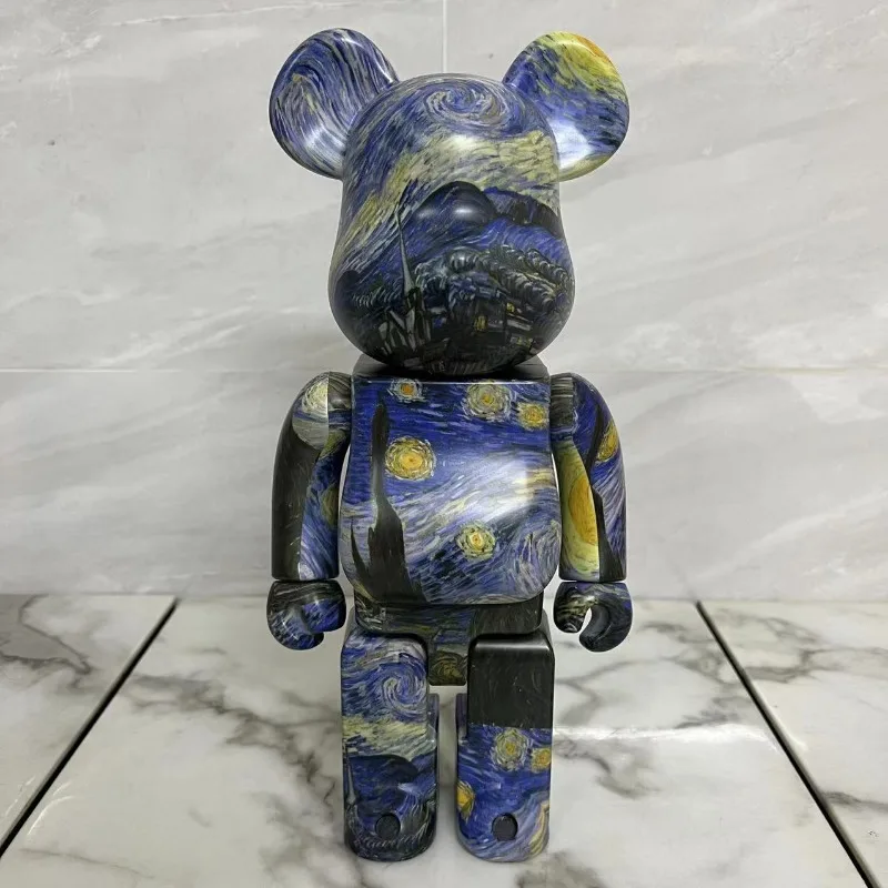 Bearbrick400 brutalny niedźwiedź kolorowe ozdoby lalka miś prezenty