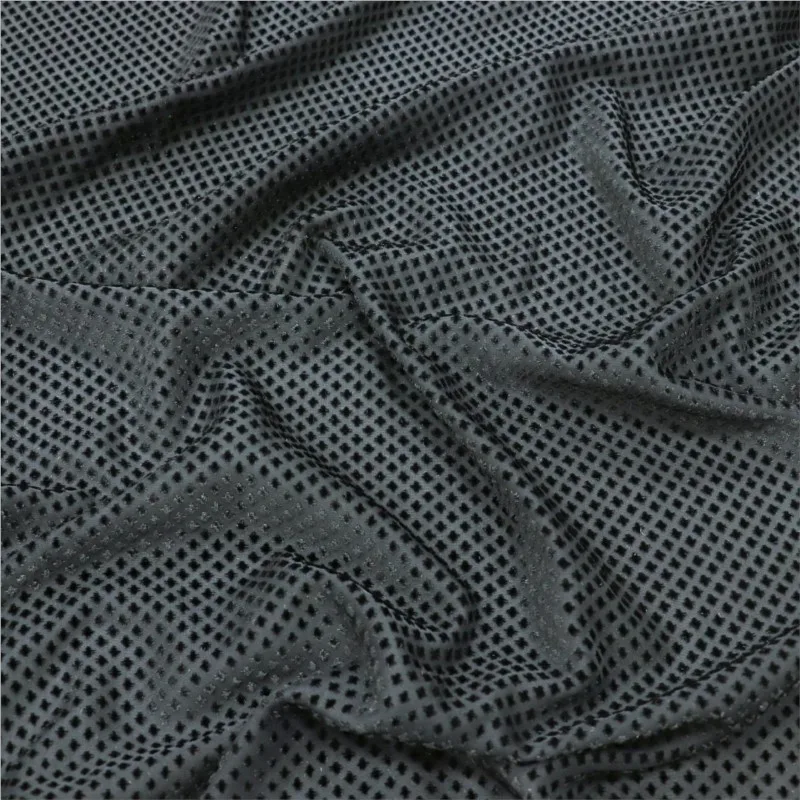 

Woven velvet brocade viscose one-color rotten flower and burnt fabric sleeping dress cheongsam