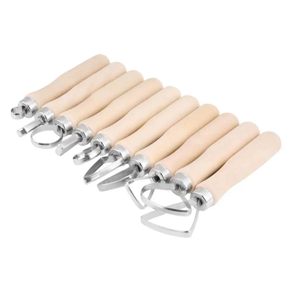 Wooden Clay Sculpting Tool Set 6
