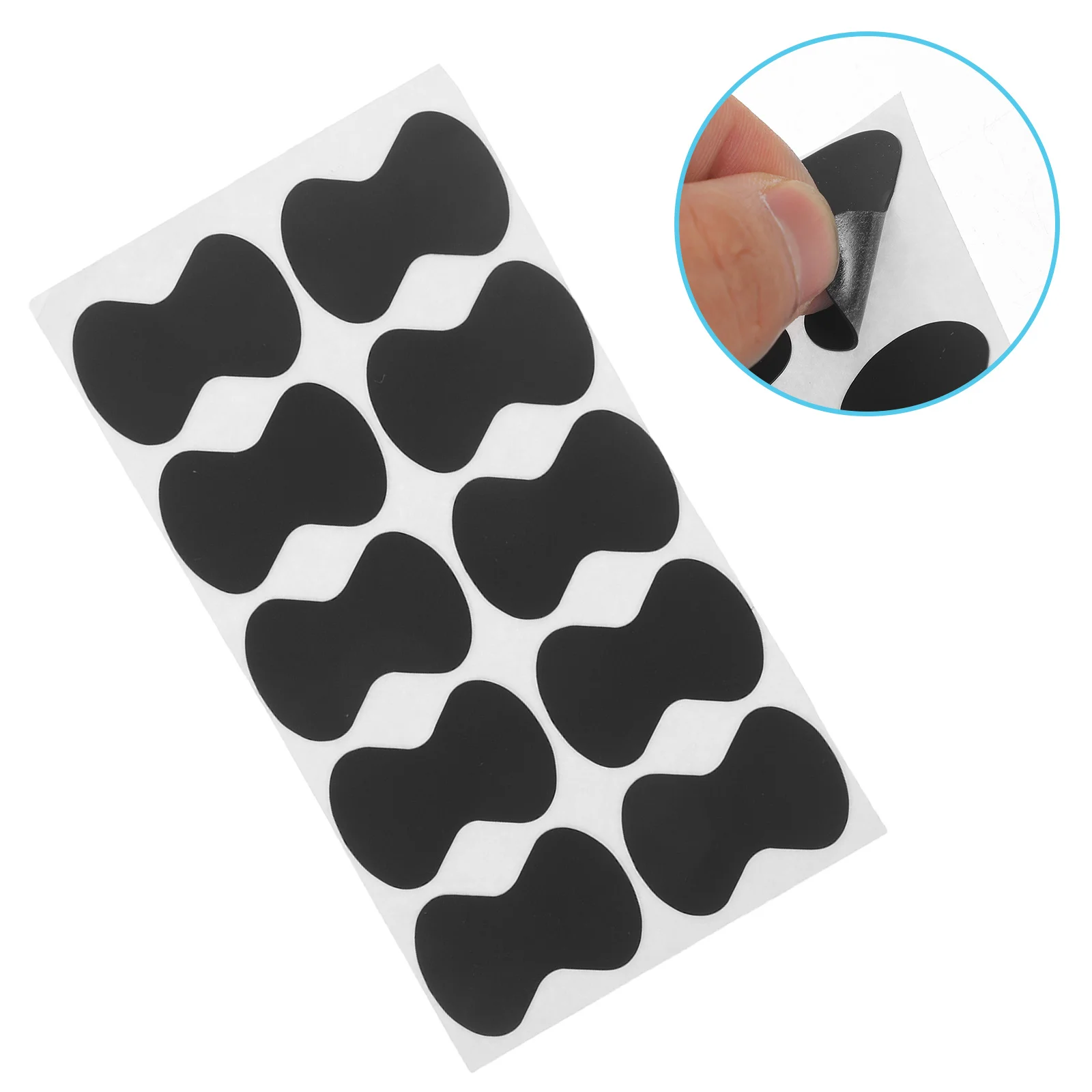 

20Pcs Eva Guitar Pick Grips Anti-Slip Adhesive Grip for Guitar Players Improved Control Compact and Portable Picks Supply