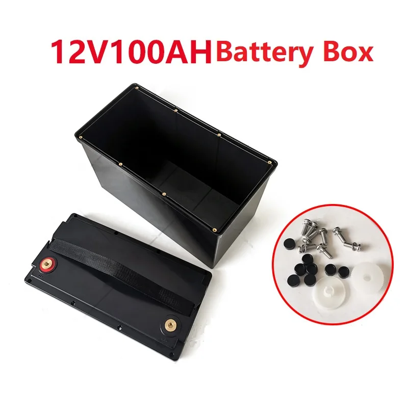 Screwed Plastic Lithium Battery Box Case Housing Removable Easy Maintenance For 12V 100AH LiFePO4 For RV Solar Energy Storage