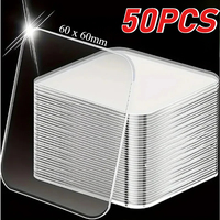 Reusable Super Strong Double-Sided Adhesive Tape Patch for Home Use,  Waterproof Tapes, Transparent Square NanoWall Stickers