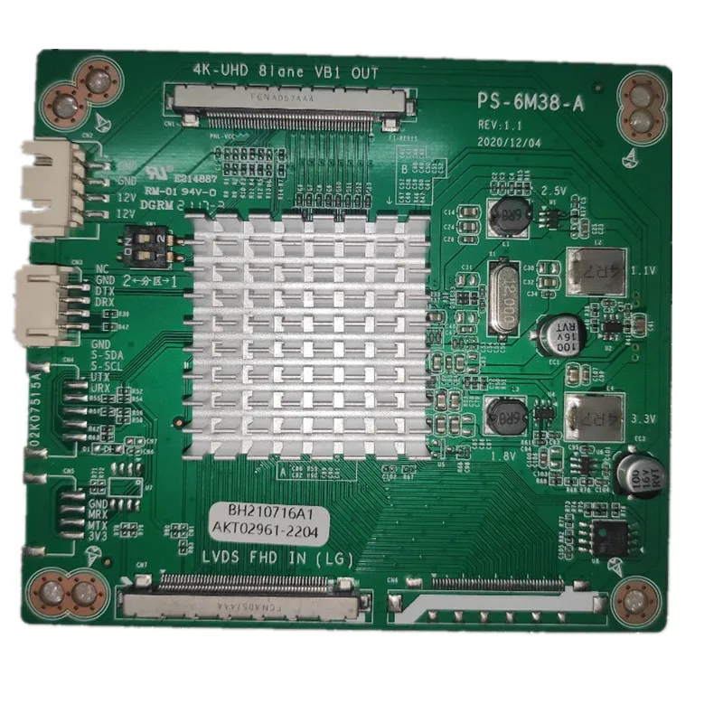 ¡Envío gratis! PS-6M38-A 60Hz entrada 4K salida drive pantalla LED placa adaptadora Placa de conversión