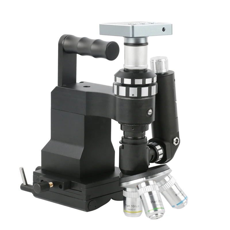 

Handheld Portable Metallurgical Microscope 100X 200X 400X Polarizing Microscope For Metal Alloys Ceramics Surface Observation