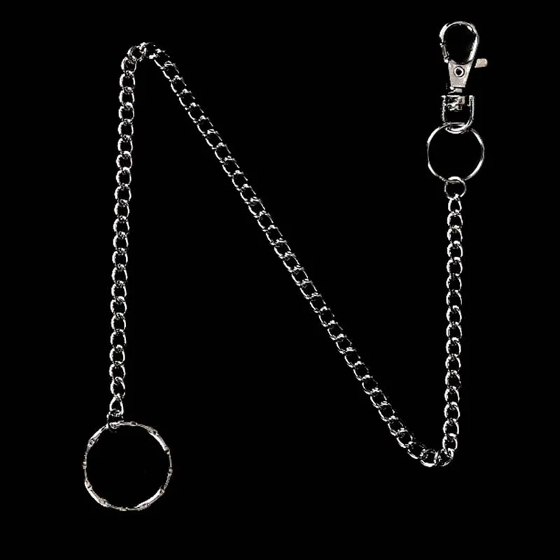 〔YS1〕38cm Wallet Belt Ring Clip Chain Punk Trousers Hipster Jean Keychain Keyring