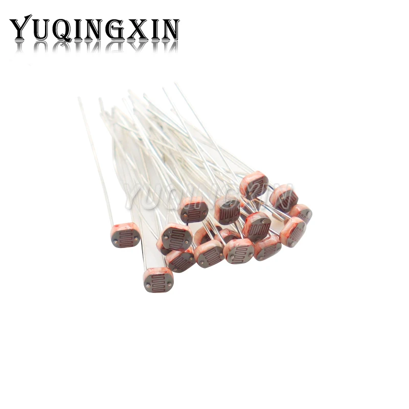 50pcs (5values*10pcs) LDR Photoresistor diy kit for 5506 GL5506 GL5516 GL5528 GL5537 GL5539