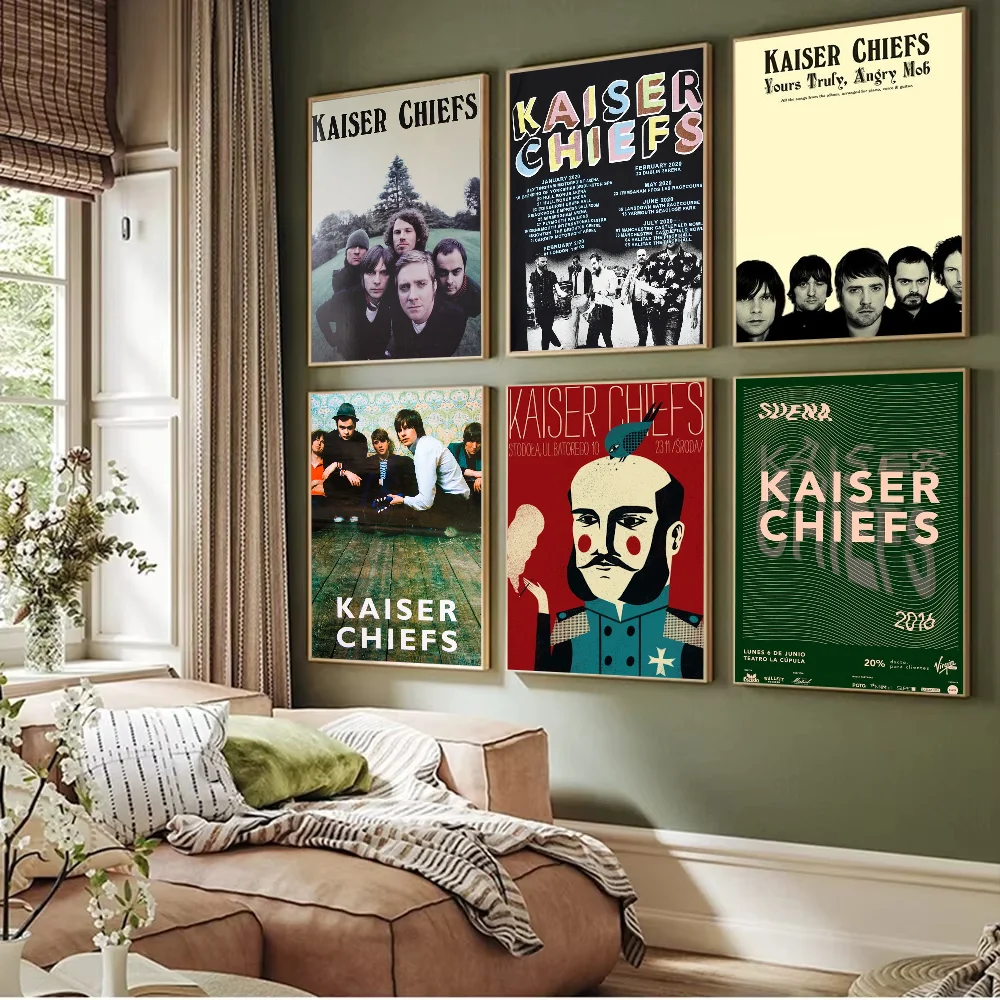 K-Kaiser C-Chiefs Band Poster Prints Artwork festival Bedroom Club living room Home Deco