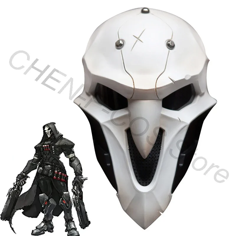 Overwatch Reaper Cosplay Mask Props Gift Game OW Gabriel Reyes Role Play Uniform Accessories Halloween Christmas Carnival