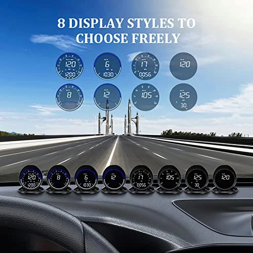 GPS Speedometer G6 Model HD LED Display Overspeed Alarm Driving Safety Head Up Display for All Vehicle Drivers
