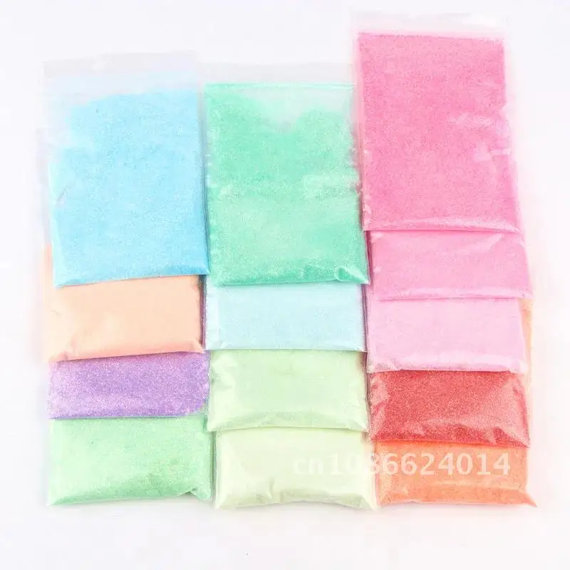 Macaron Nail Glitter Shining Sugar Candy Powder Coating Effect Fine Glitter Dust Pigment Chrome Nail Art Decorations 10ml/50g