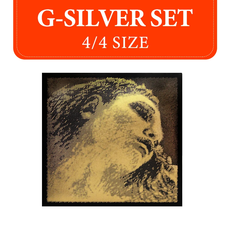 PIRASTRO EVAH PIRAZZI GOLD Vioolsnarenset 4/4 formaat Synthetische kern Medium spanning Verkrijgbaar in G-goud/G-zilver