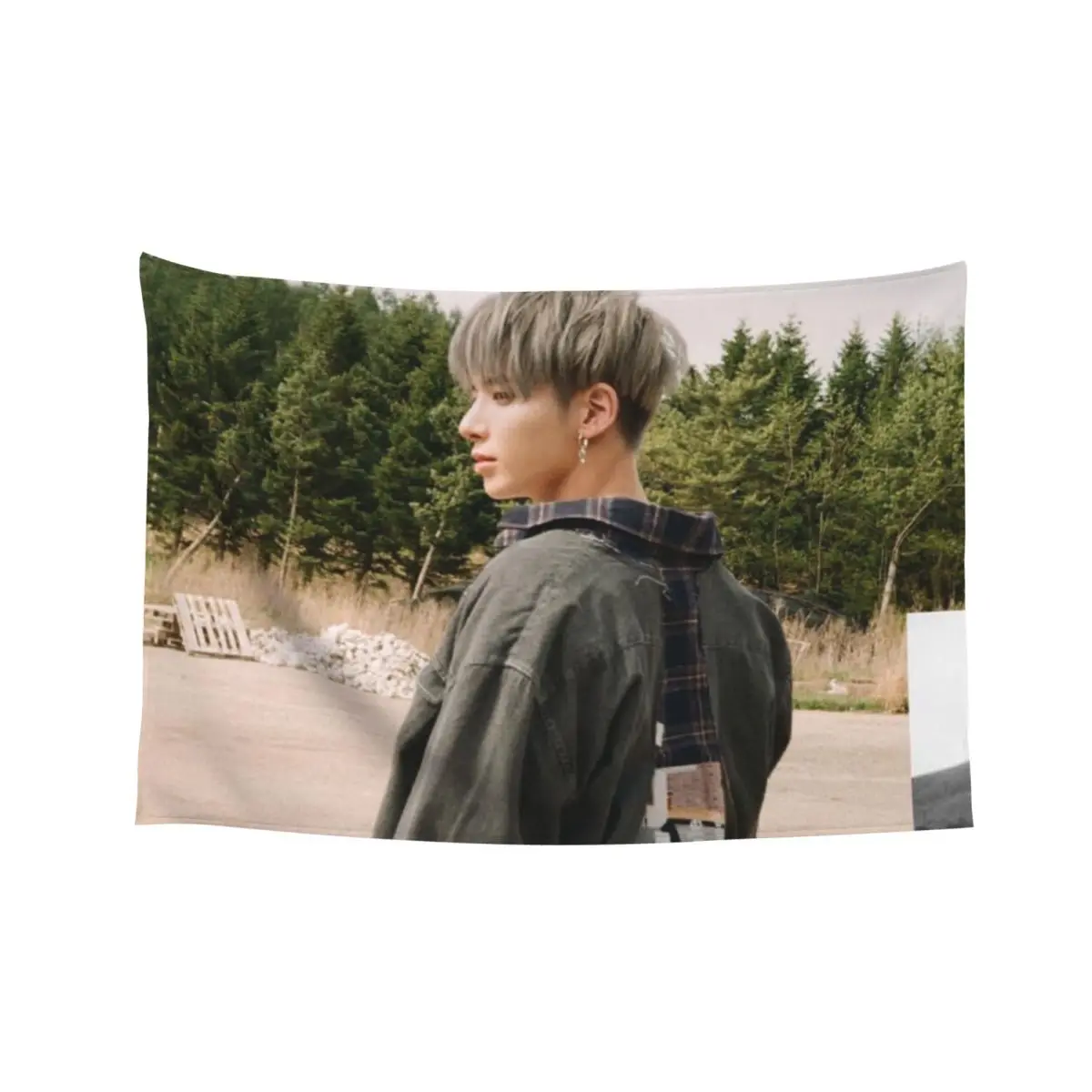 

TXT Taehyun Tapestry Luxury Living Room Decoration Tapete For The Wall Room Decor Aesthetic Room Aesthetic Tapestry